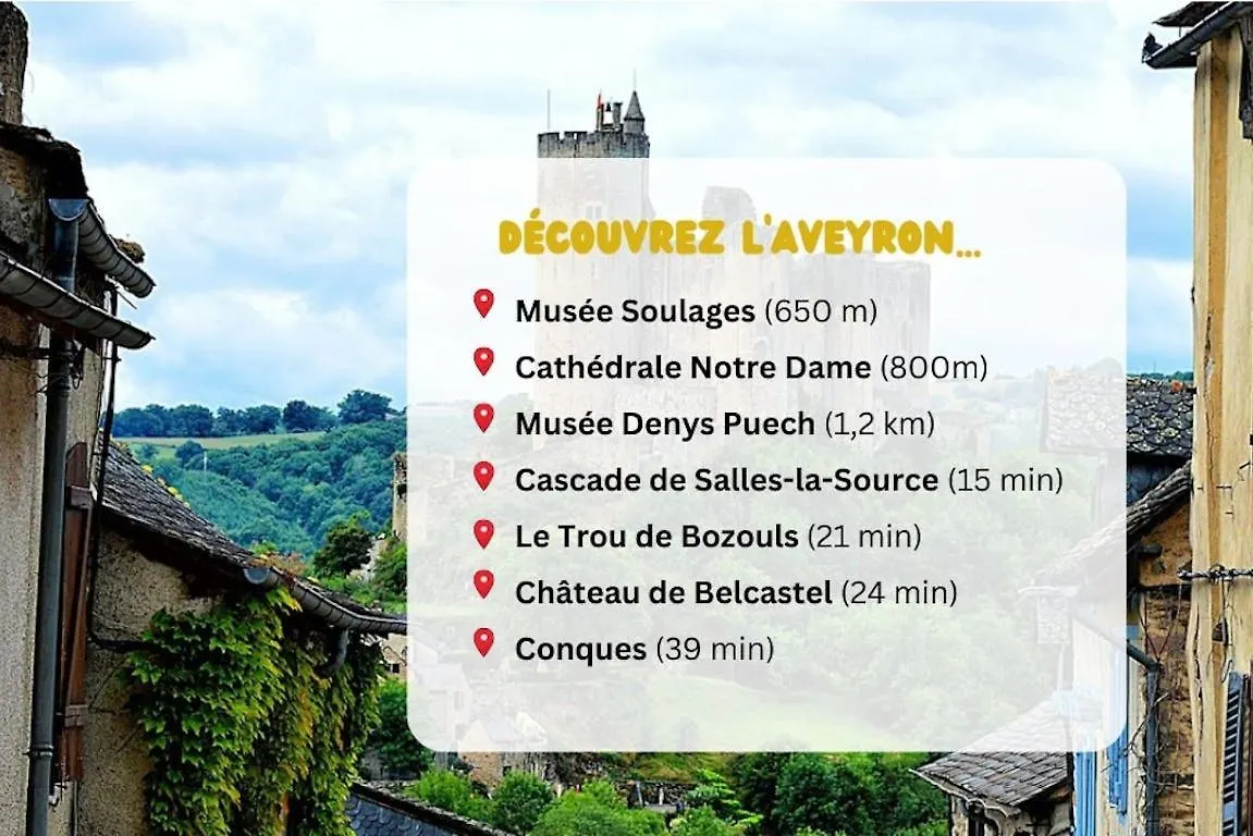 Tatil Evi Maison Spacieuse Et Jardin Proche Soulages Wisdhomeconciergerie Rodez Fransa